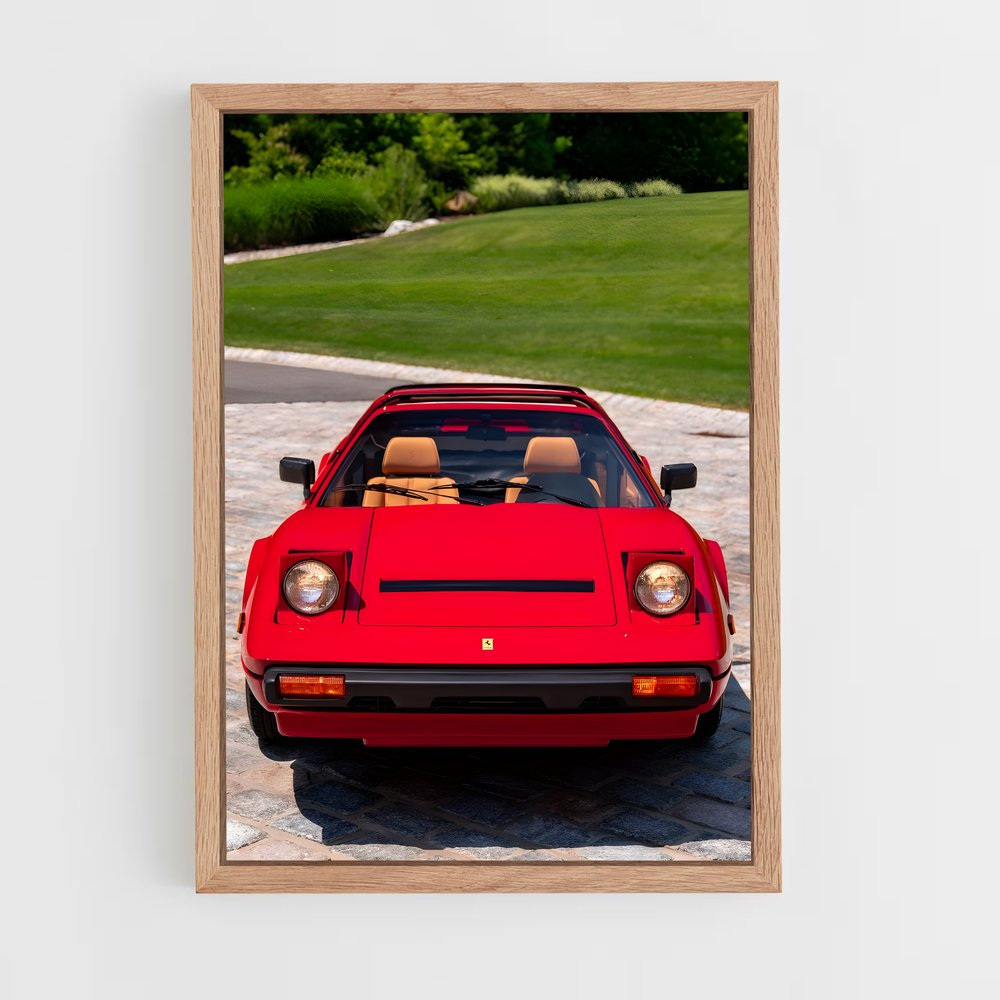 Poster Ferrari Rouge 308 (vue 4)